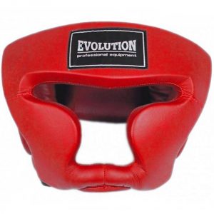 Treniruočių bokso šalmas Evolution, raudonas OG-230