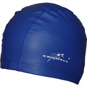 Plaukimo kepuraitė Crowell PU, tamsiai mėlyna