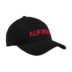 Kepurė su snapeliu Alpinus Rwenzori ALP20BSC0002, juoda-raudona