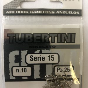 Kabliukai Tubertini Serie 15 Nichelato 25vnt.