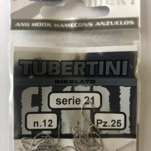 Kabliukai Tubertini Serie 21 Nichelato 25vnt.