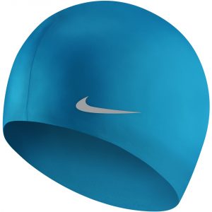Vaikiška plaukimo kepuraitė Nike Os Solid Junior, mėlyna TESS0106-458