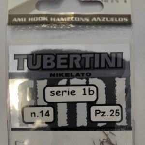 Kabliukai Tubertini 1B Nichelato 25 vnt.