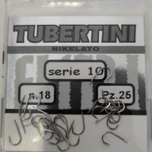 Kabliukai Tubertini Serie 10 Nichelato 25vnt.
