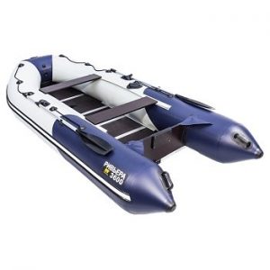 PVC motorinė kilinė valtis Riviera 3600 K, mėlyna