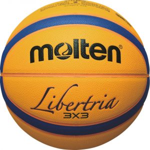 Krepšinio kamuolys, geltonas B33T5000 FIBA ​​​​lauko 3×3 krepšinis