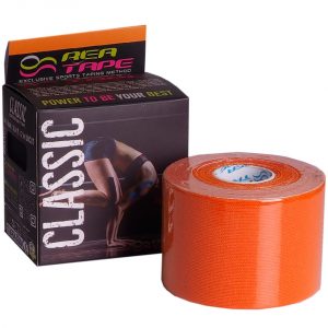Kineziologinis teipas Rea Tape Classic 5m x 5cm, oranžinis