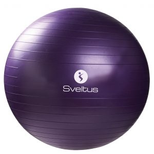 Gimnastikos kamuolys SVELTUS 75 cm, violetinis