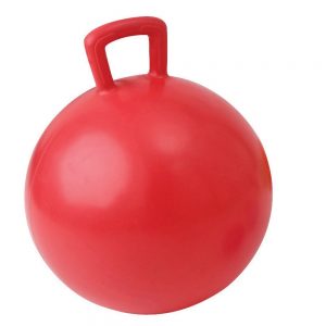 Gimnastikos kamuolys su rankena Tremblay 55 cm, raudonas