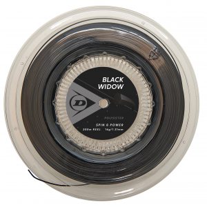 Stygos tenisui Dunlop Black Widow 16G/1.31mm/ 200m