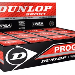Skvošo kamuoliukas Dunlop PROGRESS 12-box