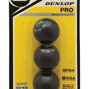 Skvošo kamuoliukas Dunlop PRO WSF/PSA 3-blister