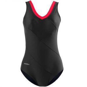 Moteriškas maudymosi kostiumėlis Crowell Angie, col.01, juoda ir raudona