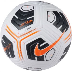 Futbolo kamuolys Nike Academy Team, balta-juoda-oranžinė CU8047 101