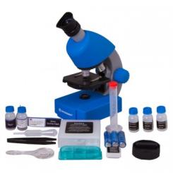 Mikroskopas Bresser Junior 40-640x – mėlynas