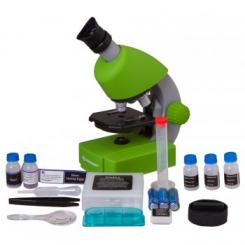 Mikroskopas Bresser Junior 40-640x – žalias