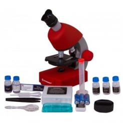 Mikroskopas Bresser Junior 40-640x – raudonas