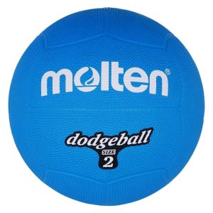 Guminis kamuoliukas Molten Dodgeball DB2-B, 2 dydis, mėlynas