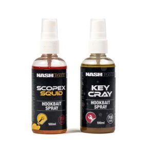 NASH Scopex Squid Hookbait Spray skystas papildas (100 ml, purškiamas)