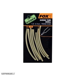 FOX Edges Trans Khaki Shrink Tubes termo vamzdeliai (1.8-0.7 mm, 10 vnt.)