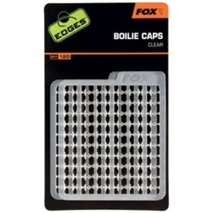 FOX Edges Boilie Caps Clear masalo fiksatoriai (120 vnt.)