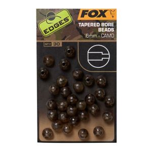 FOX Edges Camo Tapered Bore Beads karoliukai (6 mm, 30 vnt.)