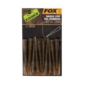 FOX Edges Camo Naked Line Tail Rubbers movos (10 vnt.)