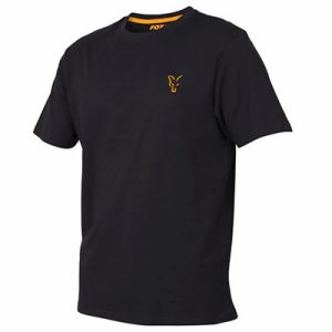 FOX Orange & Black T-shirt marškinėliai (L dydis)