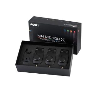 FOX Mini Micron X Bite Alarms Set kibimo signalizatorių komplektas (3+1, multi-color)