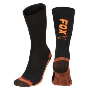 FOX Black/Orange Thermolite Long Socks kojinės (44-47 dydis)