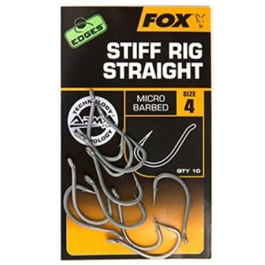 FOX Edges Stiff Rig Straight Hooks kabliukai (4 dydis)