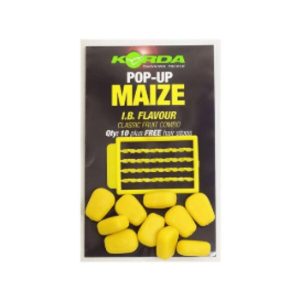 KORDA Pop Up Maize IB Yellow Plastic Baits plastikiniai masalai (10 vnt.)