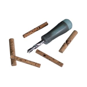 RIDGE MONKEY Combi Bait Drill & Cork Sticks kamštinės lazdelės su grąžteliu (6-8 mm)