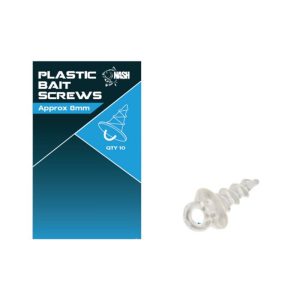 NASH Plastic Baits Screws plastikinių masalų tvirtinimai (8 mm, 10 vnt.)