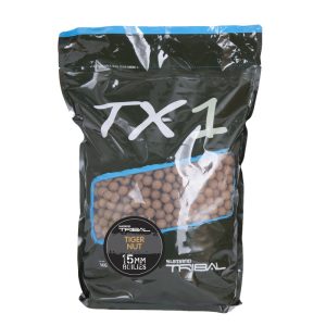 SHIMANO Tribal TX1 Tiger Nut Feed Boilies pašariniai – šeriminiai boiliai (15 mm, 5 kg)