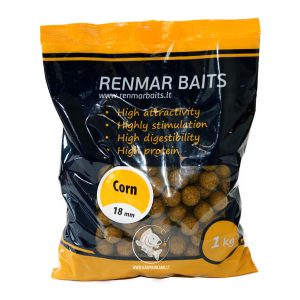 RENMAR BAITS Corn Feed Boilies pašariniai – šeriminiai boiliai (18 mm, 1 kg)