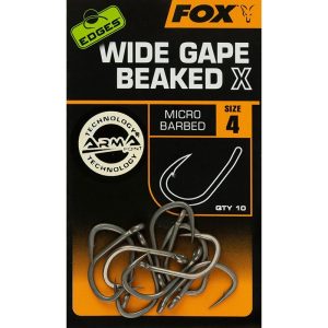 FOX EDGES Wide Gape Beaked X Hooks kabliukai (4 dydis)