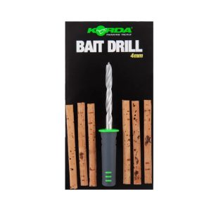 KORDA Bait Drill & Cork Sticks kamštinės lazdelės su grąžteliu (4 mm, 6 vnt.)