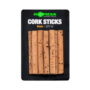 KORDA Cork Sticks kamštinės lazdelės (4 mm, 10 vnt.)