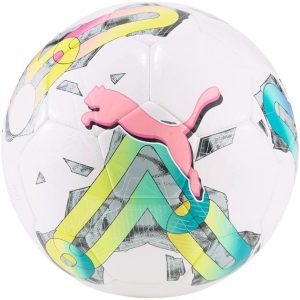 Futbolo kamuolys Puma Orbita 6 MS balta-žalia-rožinė 83787 01