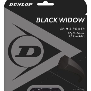 Stygos tenisui Dunlop Black Widow 17G/ 1.26mm/12m