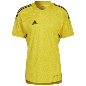 Vyriški vartininko marškinėliai Adidas Condivo 22, trumpomis rankovėmis, geltoni HF0138