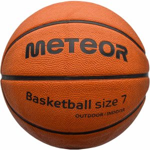 Krepšinio kamuolys Meteor Cellular, 8 plokštės, rudos spalvos 10103