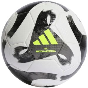 Futbolo kamuolys Adidas Tiro League Artificial Ground, baltas su juodu HT2423
