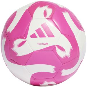 Futbolo kamuolys Adidas Tiro Club baltas su rožiniu HZ6913