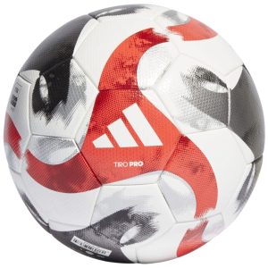 Futbolo kamuolys Adidas Tiro Pro pilkai raudonas HT2428