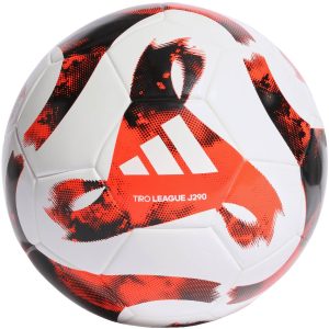Futbolo kamuolys Adidas Tiro Junior 290 League baltas su raudonu HT2424