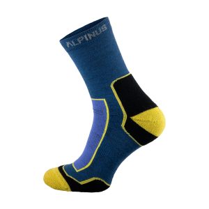 Kojinės Alpinus Sveg FI18445, mėlynos ir geltonos spalvos