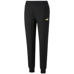 Moteriškos sportinės kelnės Puma ESS+ Metallic Pants FL juodos 849959 01