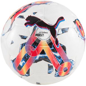 Futbolo kamuolys Puma Orbita 6 MS balta-raudona-mėlyna 83787 08